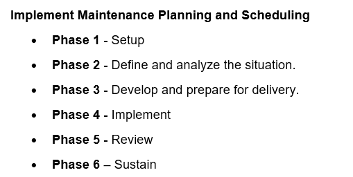  Instruction: Provide programs that is applicable every phase. Give one (1)
