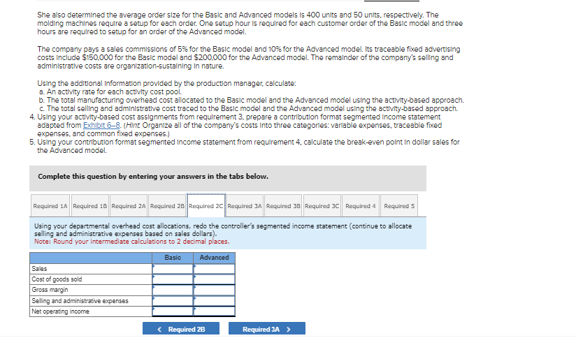 allocated points selling and administrative expenses to products based on sales dollars):