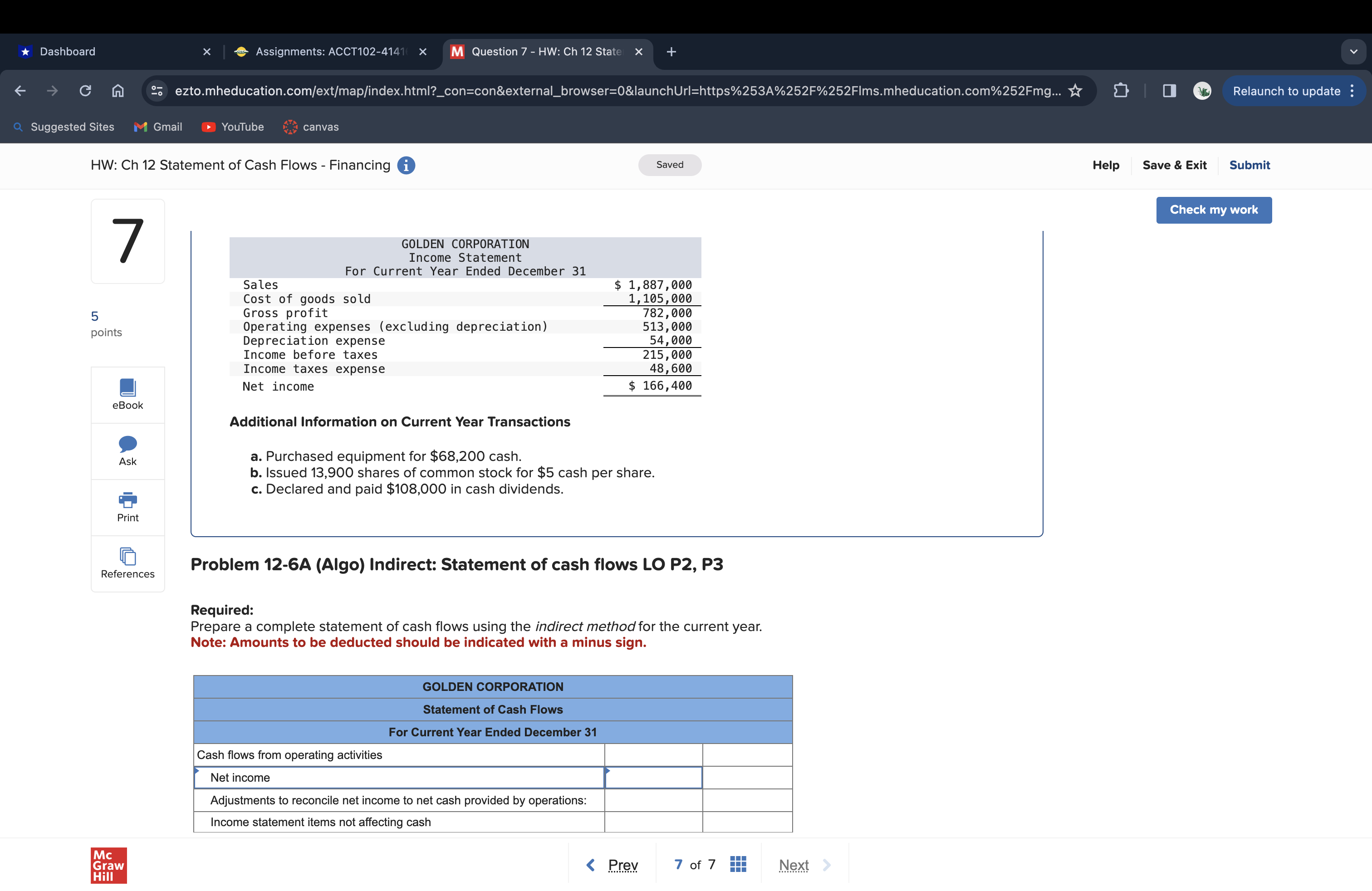 HW: Ch 12 State X ar = (G| 25 ezto.mheducation.com/ext/map/index.html?_con=con&external_browser=0&launchUrl=https%253A%252F%252FIms.mheducation.com%252Fm a e