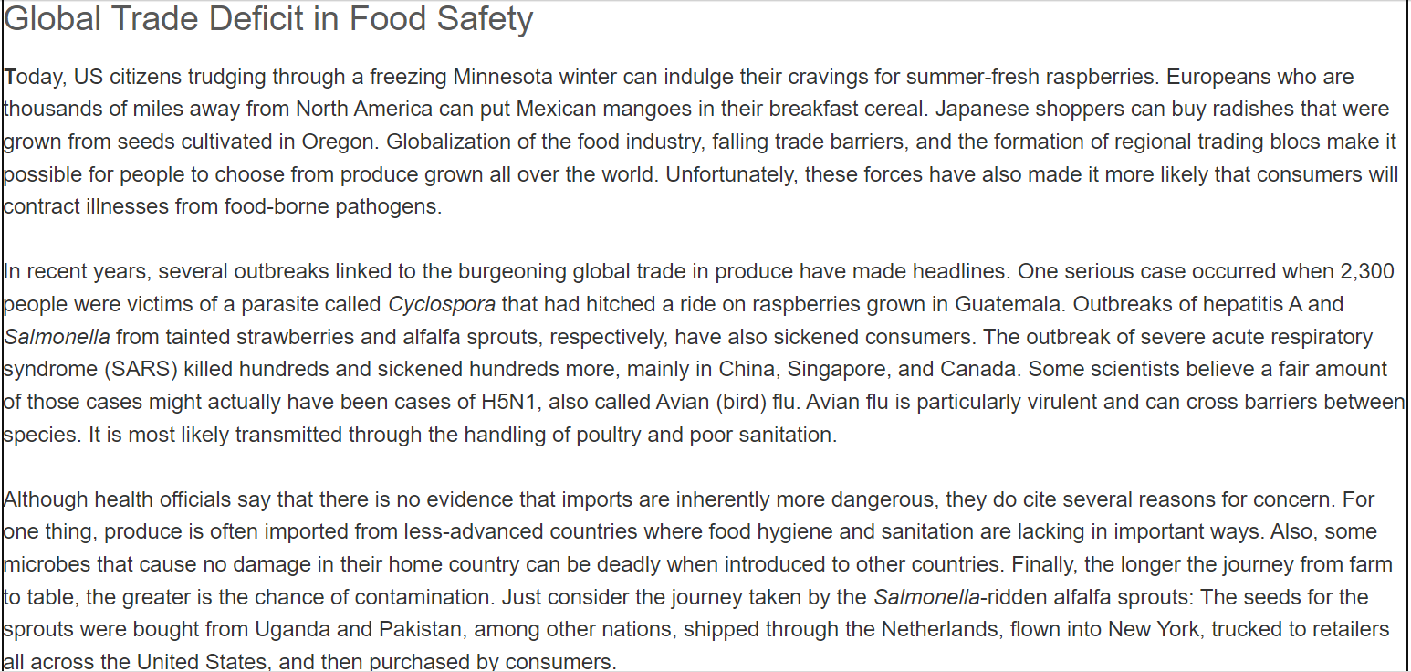  Q1. How do you think countries with a high volume of