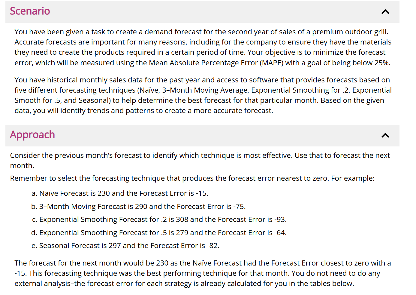  Scenario You have been given a task to create a demand