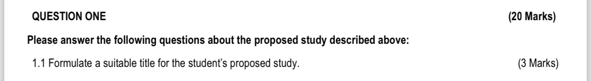  Examine the information provided below answer Question 1 and Question 2