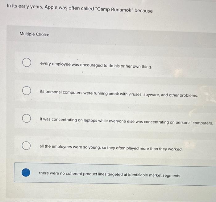 demand According to an analysis of an Apple market-product grid for its