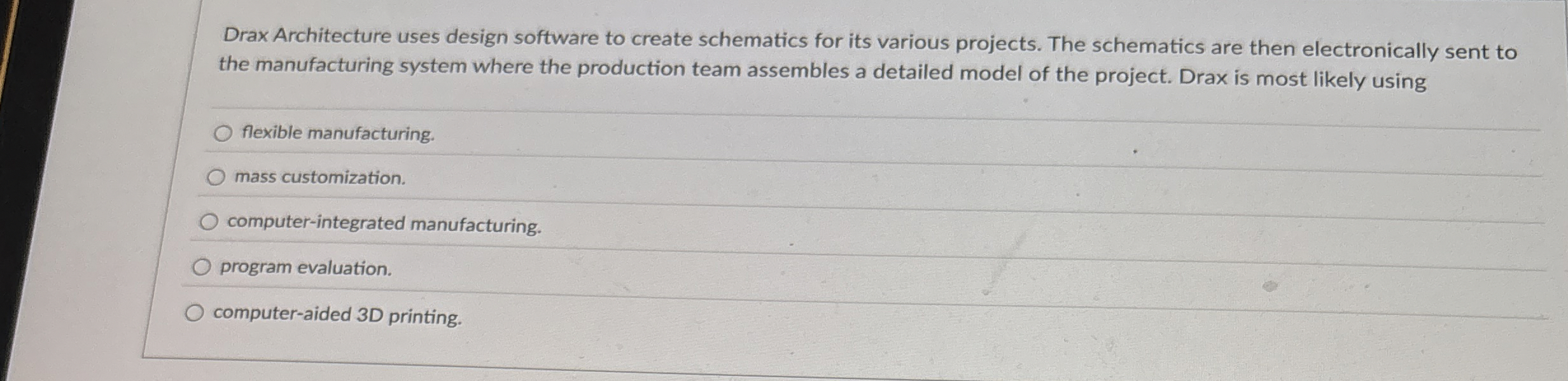  Drax Architecture uses design software to create schematics for its various