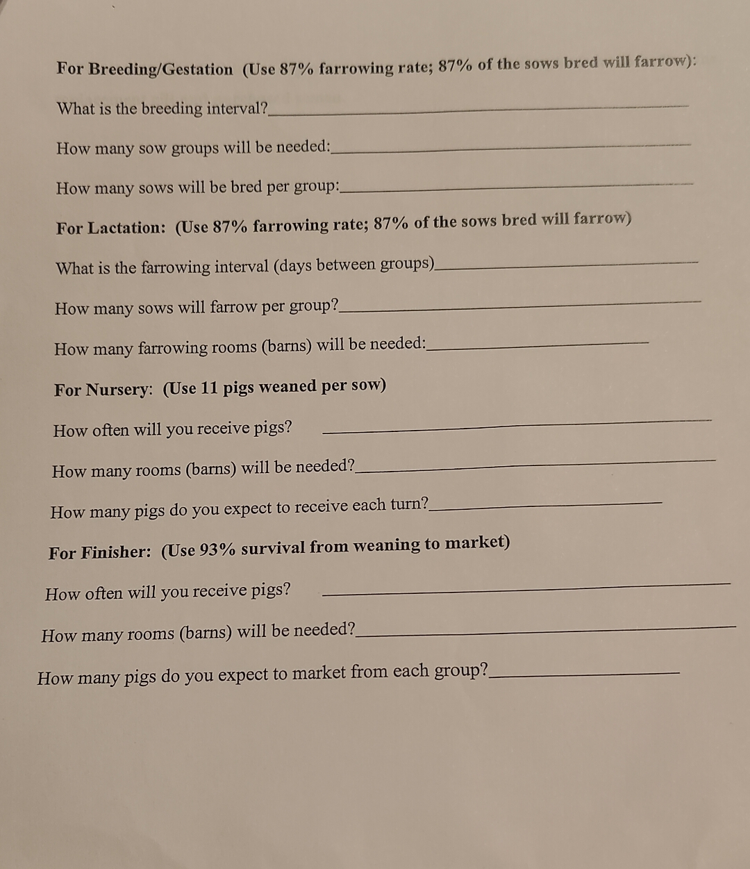  ANSI 4643 Assignment #1 "DESIGNING YOUR FARM" Name: Hayley Tate ****Due