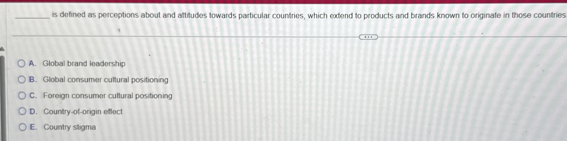  is defined as perceptions about and attitudes towards particular countries, which