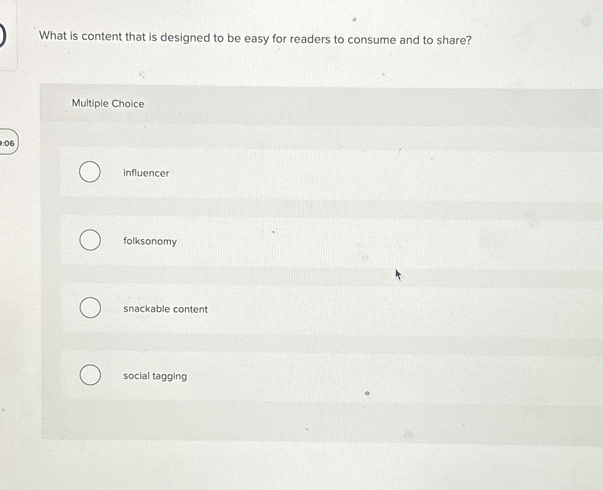  What is content that is designed to be easy for readers