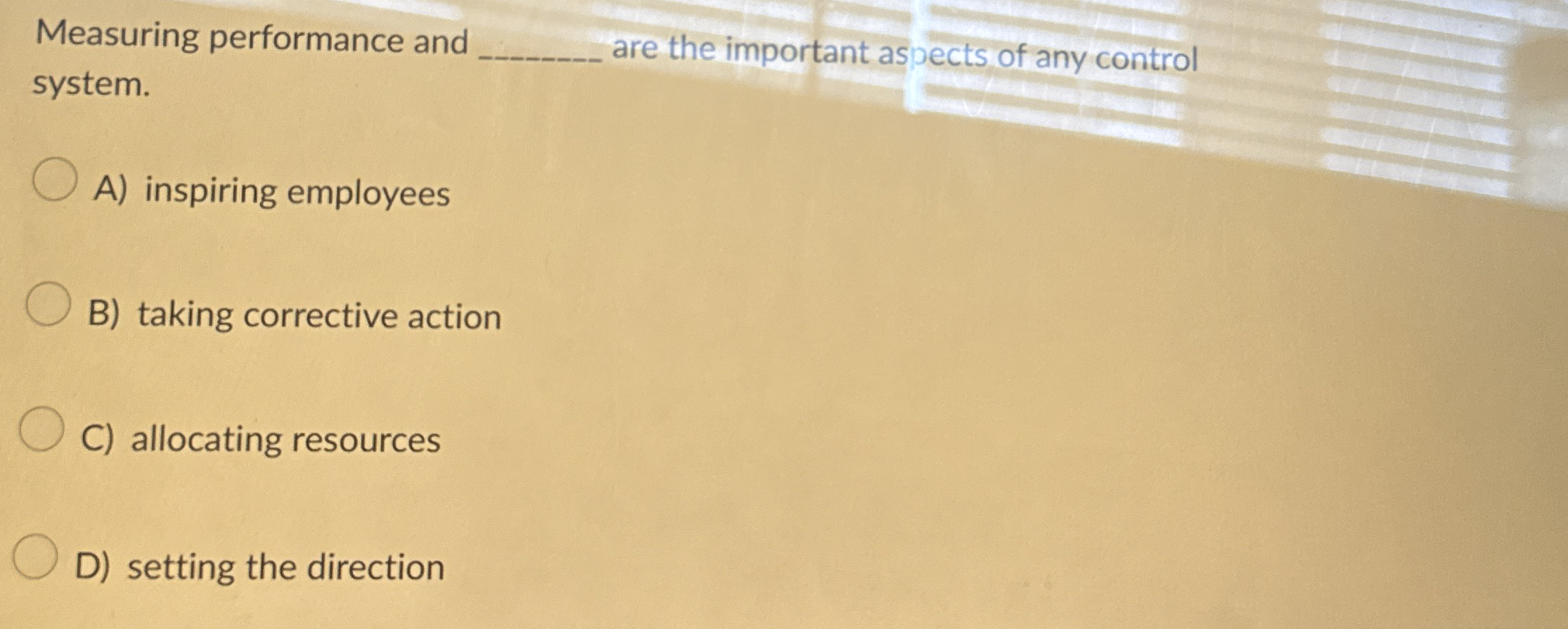  Measuring performance and q, system. are the important aspects of any