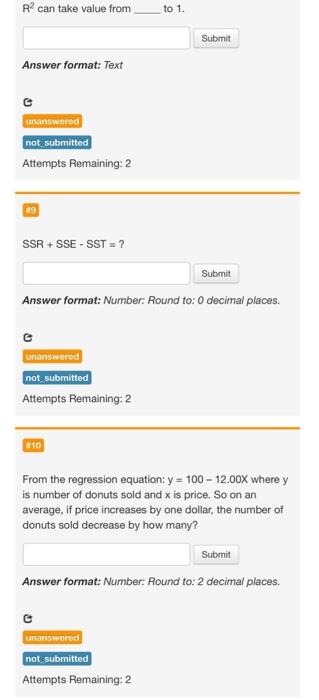  R2 can take value from to 1 . Answer format: Text