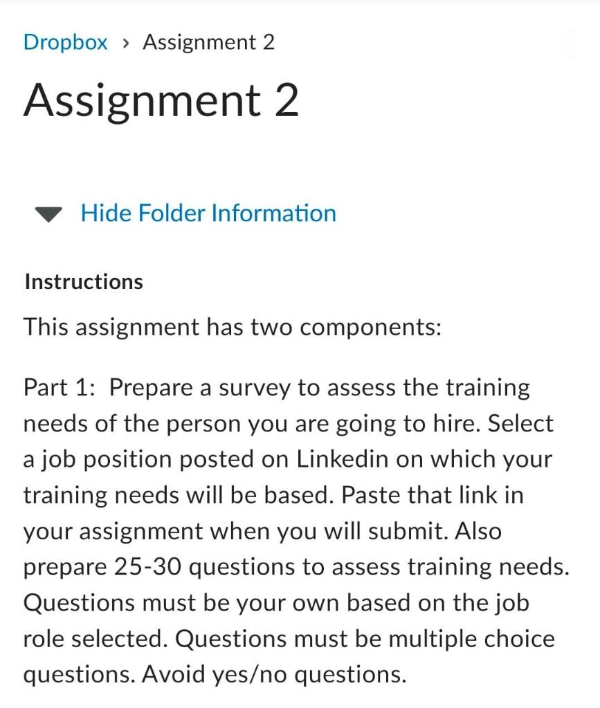  Assignment 2 Hide Folder Information Instructions This assignment has two components: