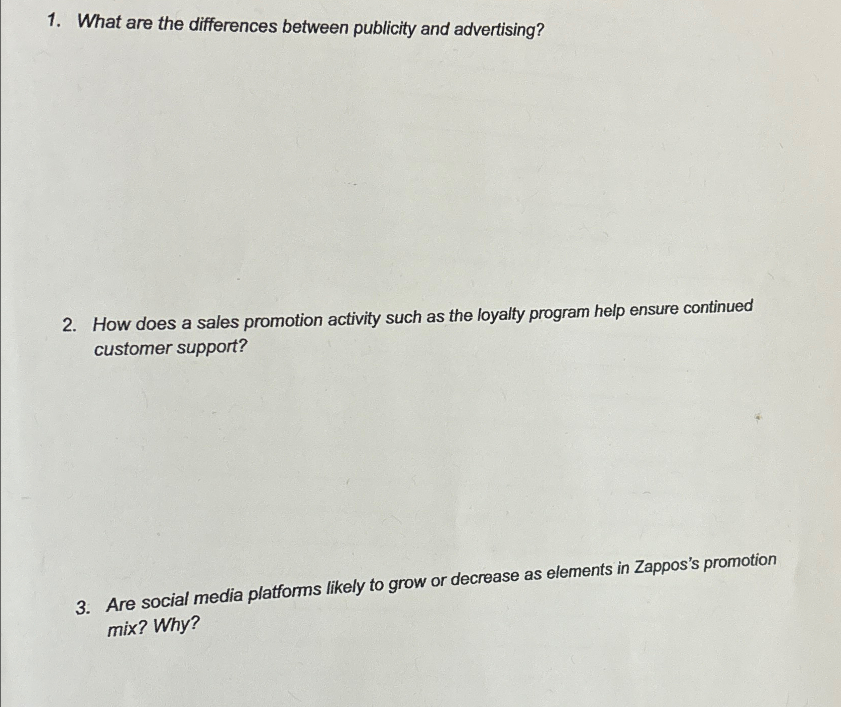  What are the differences between publicity and advertising? How does a