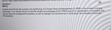 Question 1 Marks) Analyse and discuss the evolution and significance of