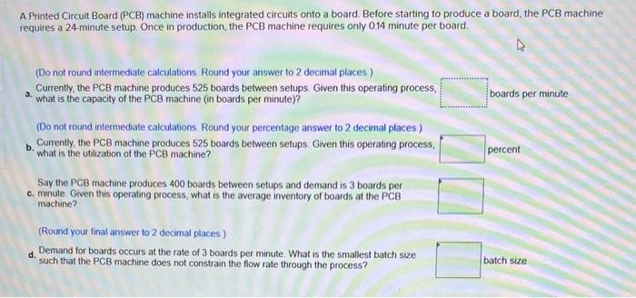  A Printed Circuit Board (PCB) machine installs integrated circuits onto a