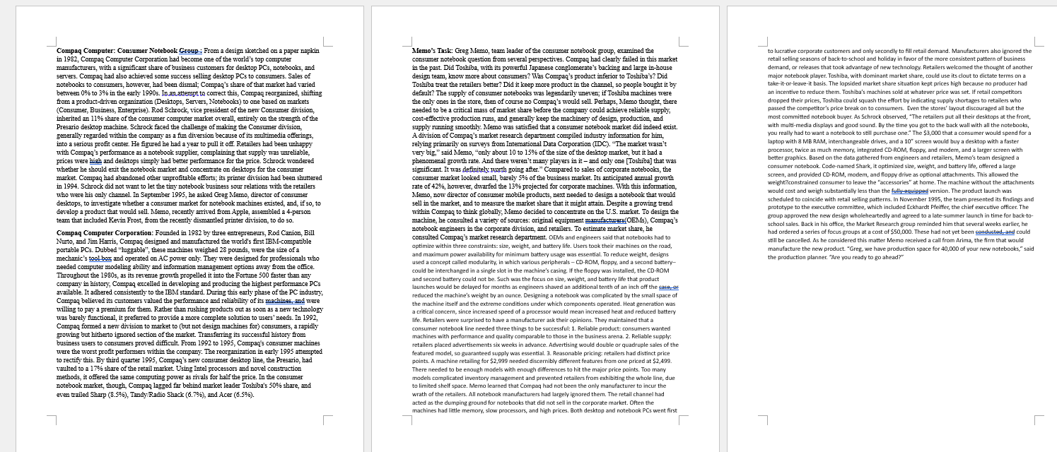  Investigating the Focus Group In this assignment, students will explore, in