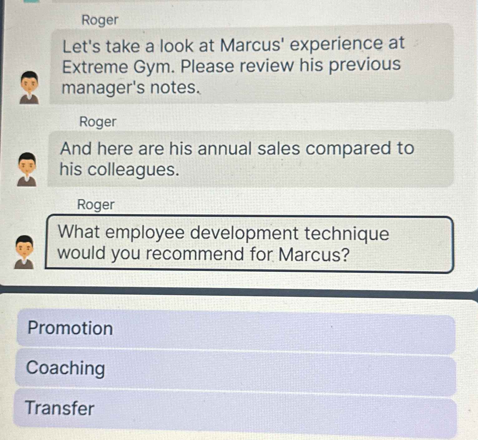  Roger Let's take a look at Marcus' experience at Extreme Gym.