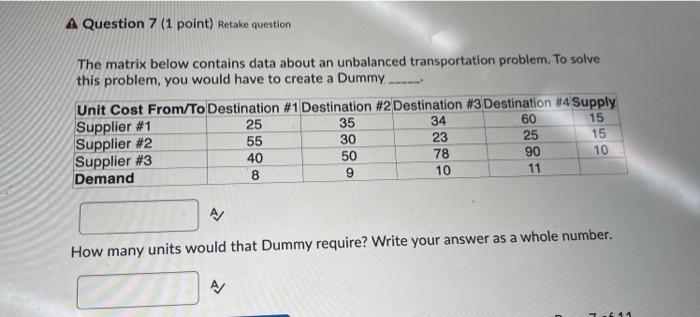 transportation problem. After solving the problem with Excel Solver, what is the