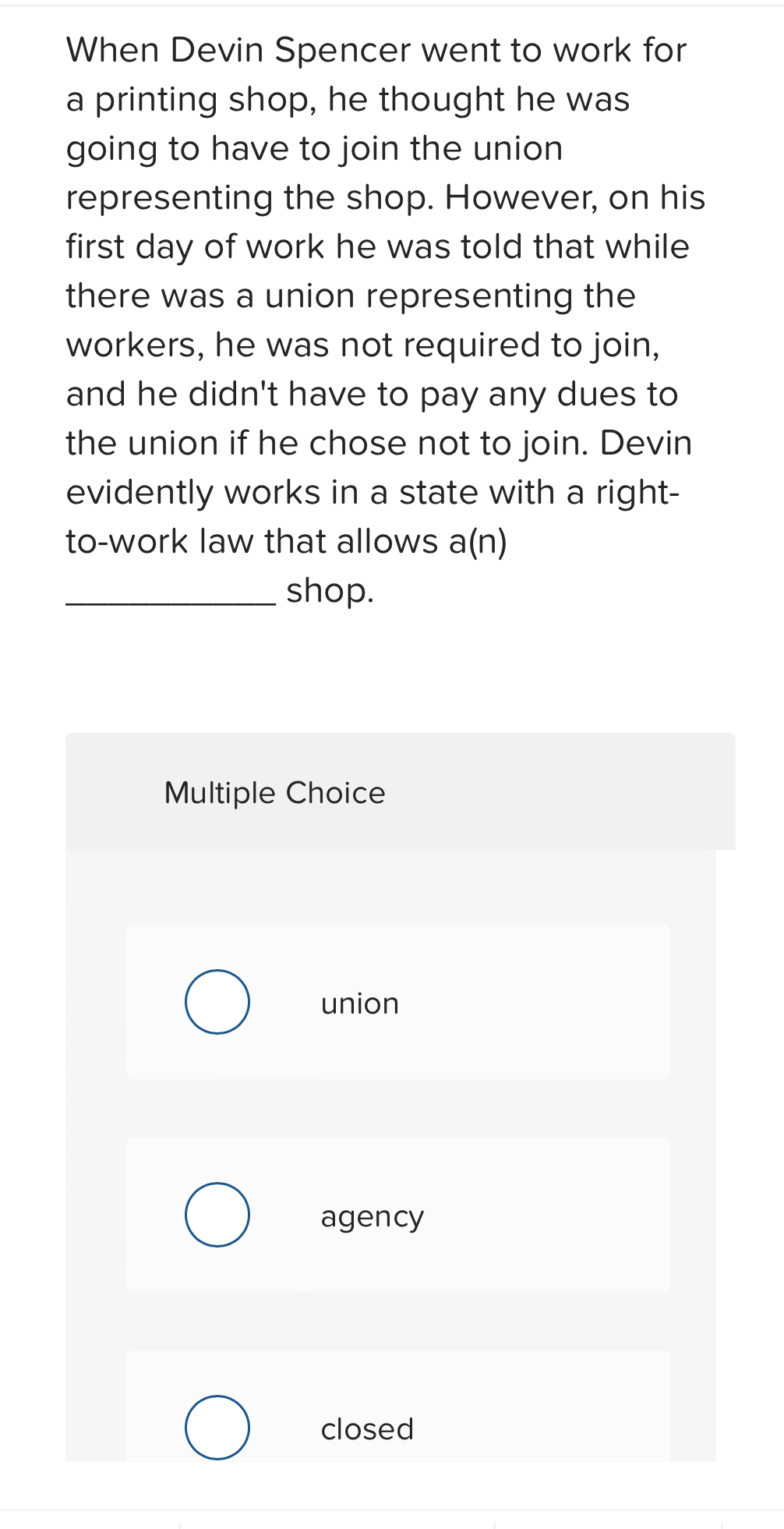  When Devin Spencer went to work for a printing shop, he