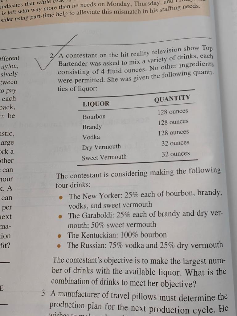 indicates that while more than he needs on Monday, Thursday, and