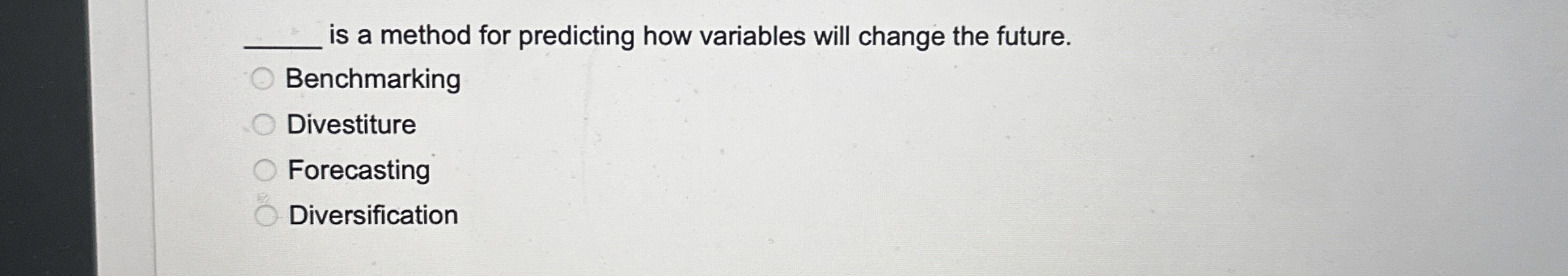  is a method for predicting how variables will change the future.