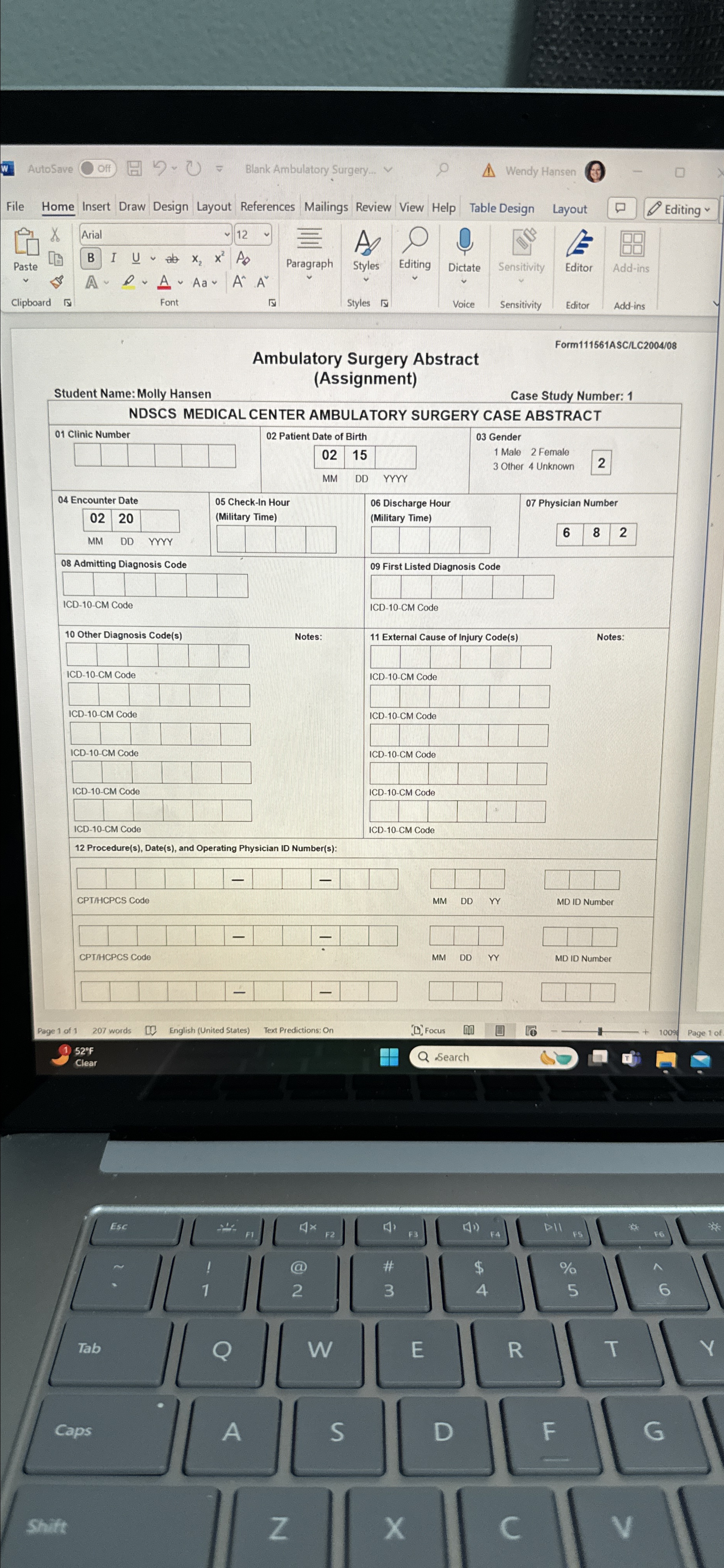  ( File Home Insert Draw Design Layout References Mailings Review View