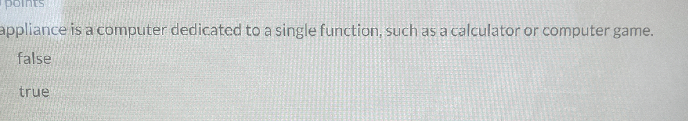  appliance is a computer dedicated to a single function, such as