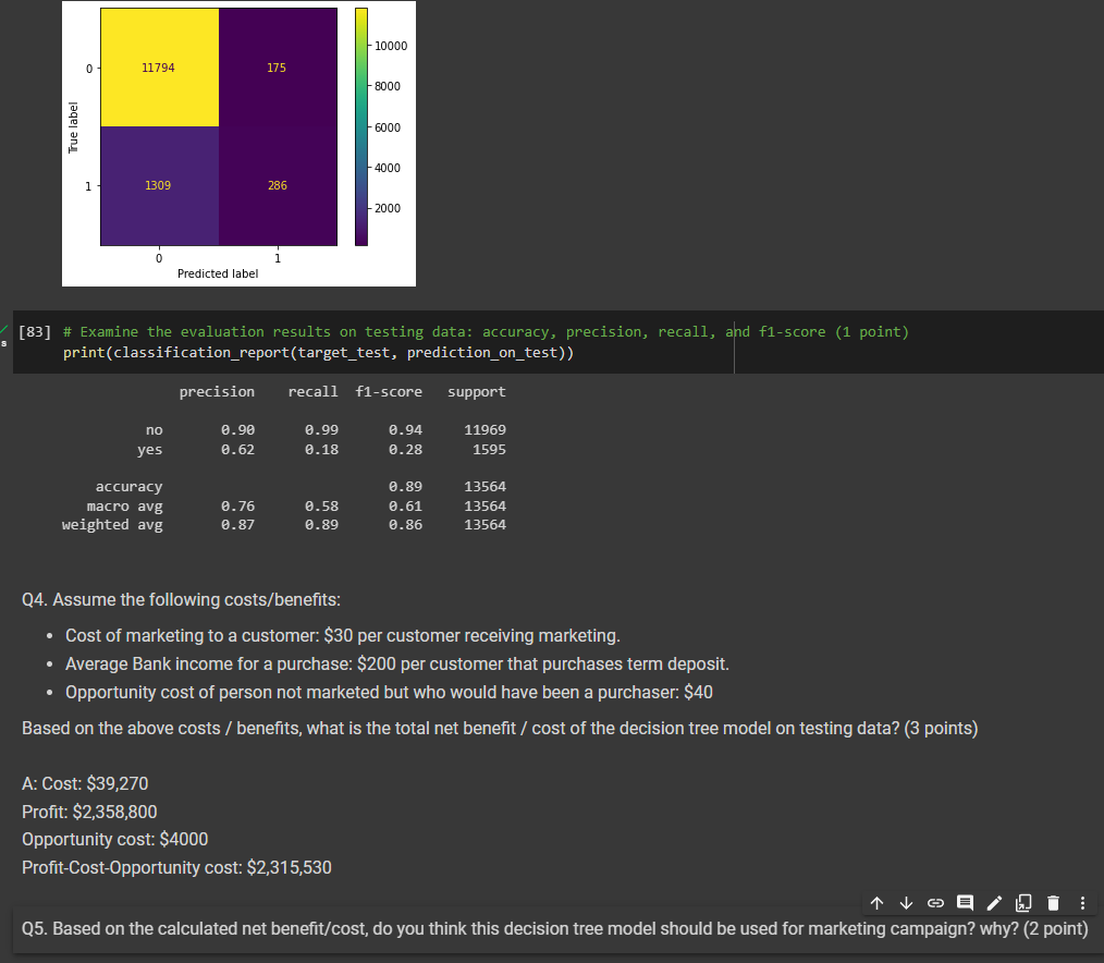  Question 4&5 please, I do not know If I did my
