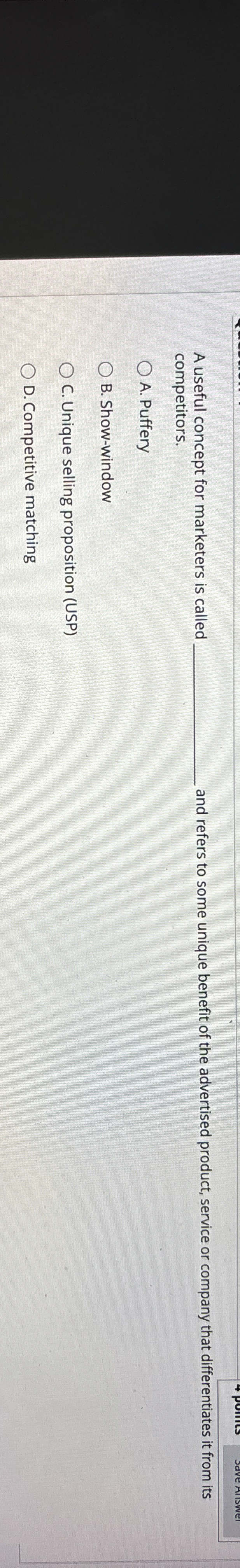  A useful concept for marketers is called q, and refers to