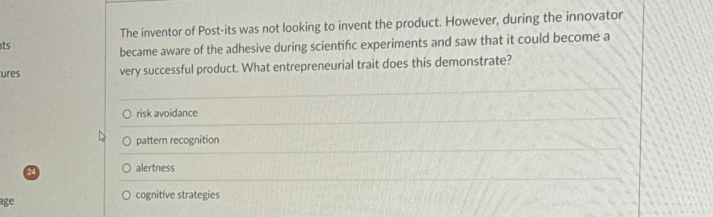  The difference between bisociation and pattern recognition is that pattern recognition