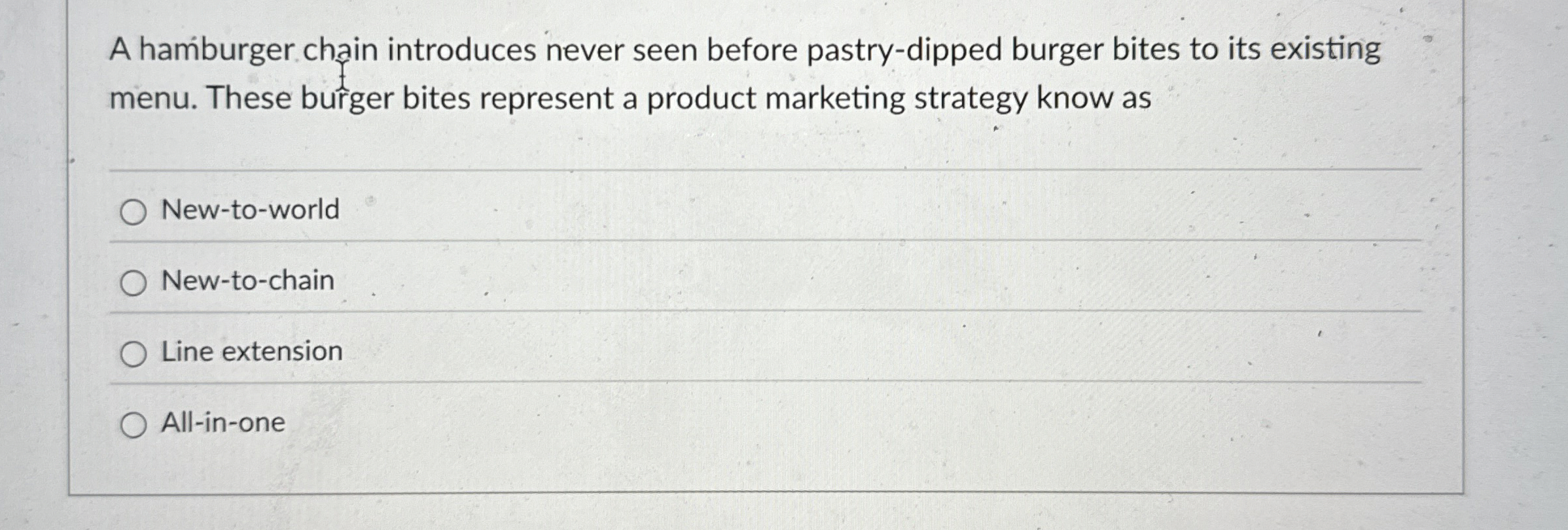  A hamburger chain introduces never seen before pastry-dipped burger bites to