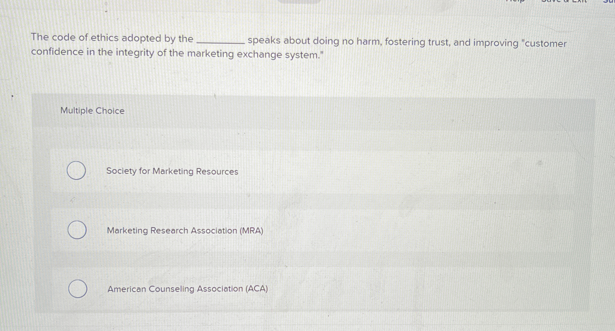  The code of ethics adopted by the speaks about doing no