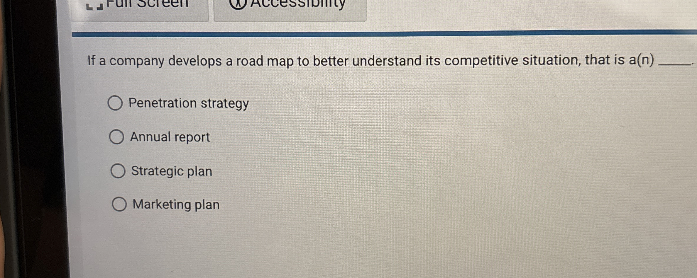 If a company develops a road map to better understand its