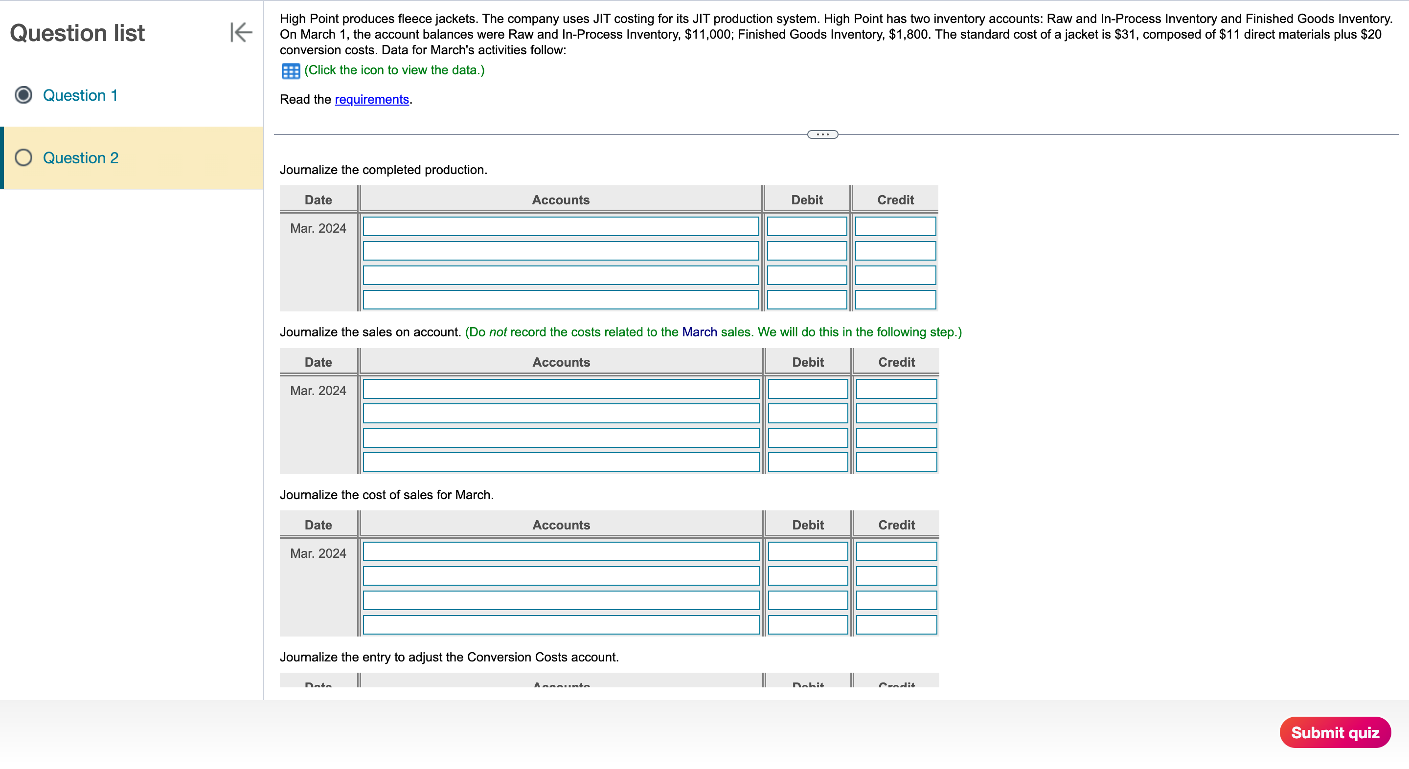 C 2% mylab.pearson.com/Student/PlayerTest.aspx?testld=259048475 Spring 2024 Principles of ACCT II (ACCT-2302-01W) Ashton Crump