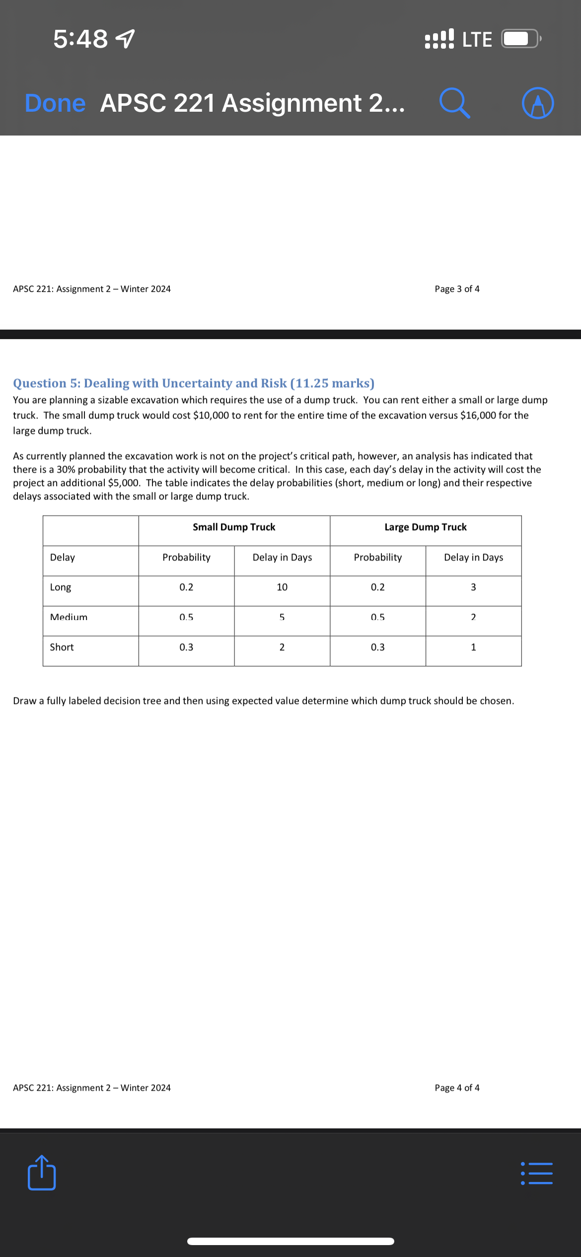  SR APSC 221 Assignment 2... APSC 221: Assignment 2 Winter 2024