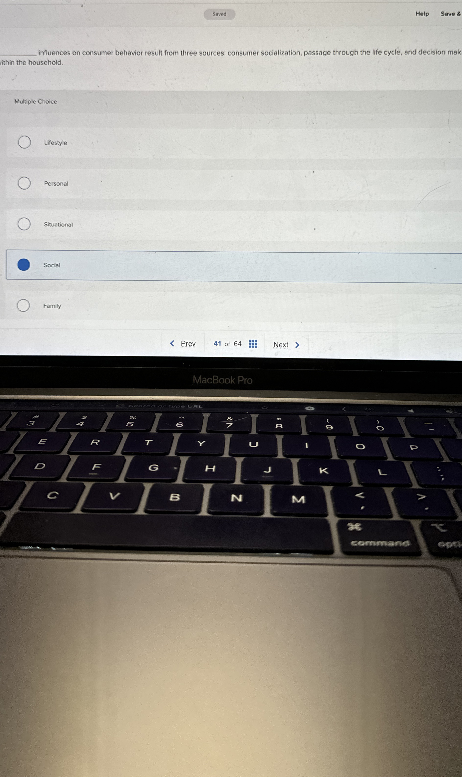  Help Save & influences on consumer behavior result from three sources: