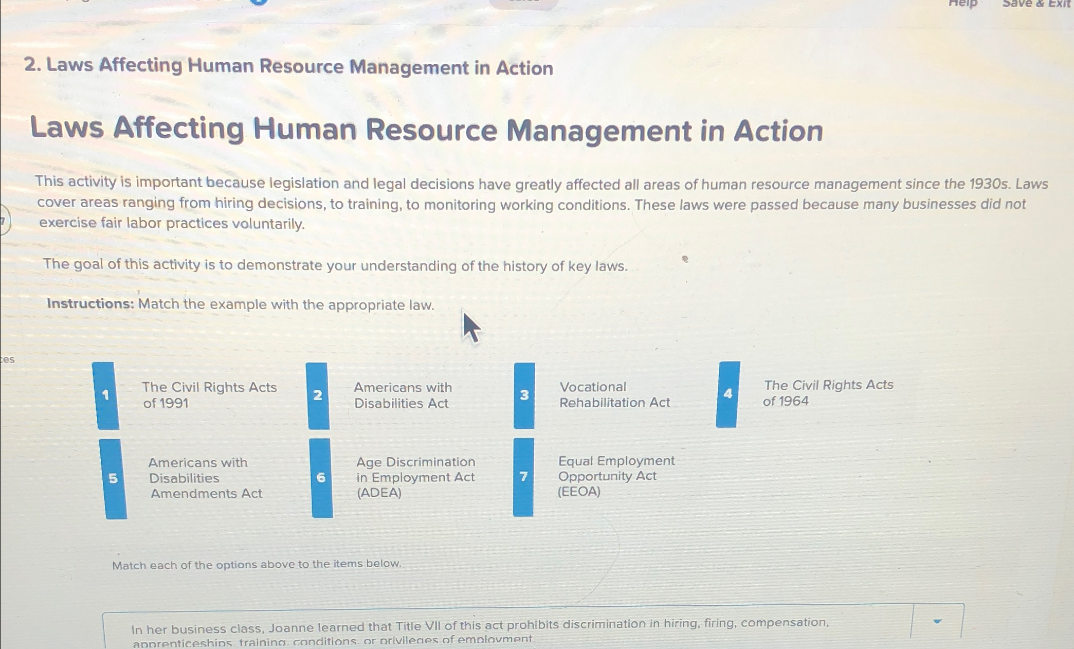  Laws Affecting Human Resource Management in Action Laws Affecting Human Resource