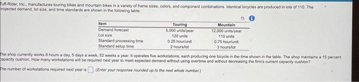 are waiting or being word processed is c. The average number of