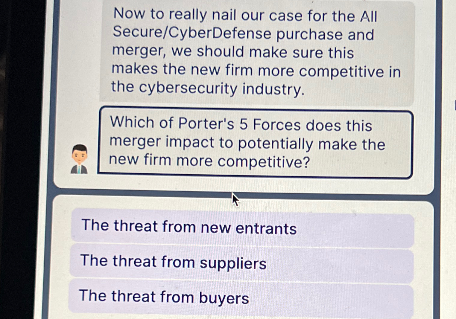  Now to really nail our case for the All Secure/CyberDefense purchase