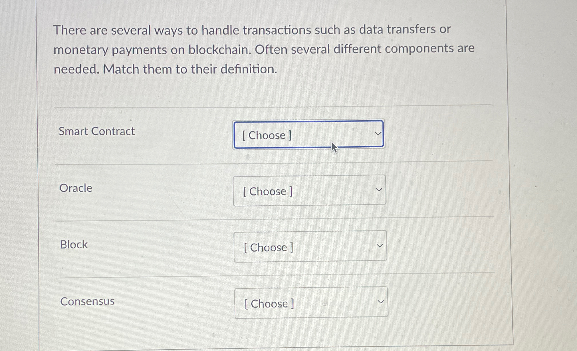  There are several ways to handle transactions such as data transfers