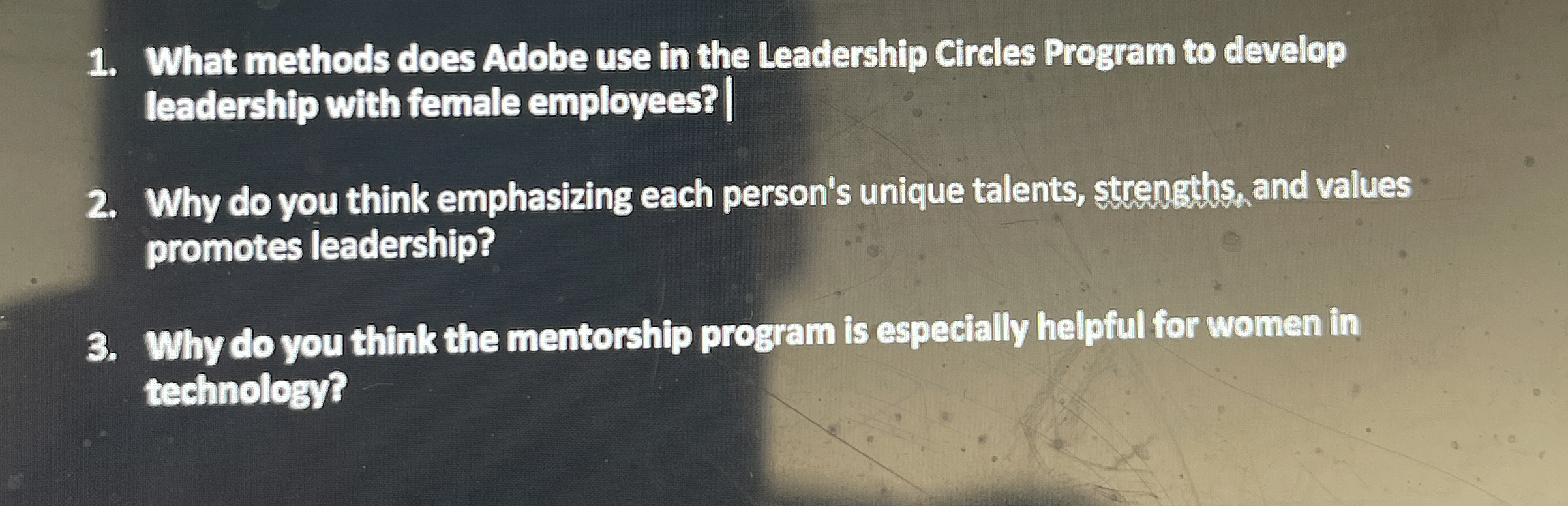  What methods does Adobe use in the Leadership Circles Program to