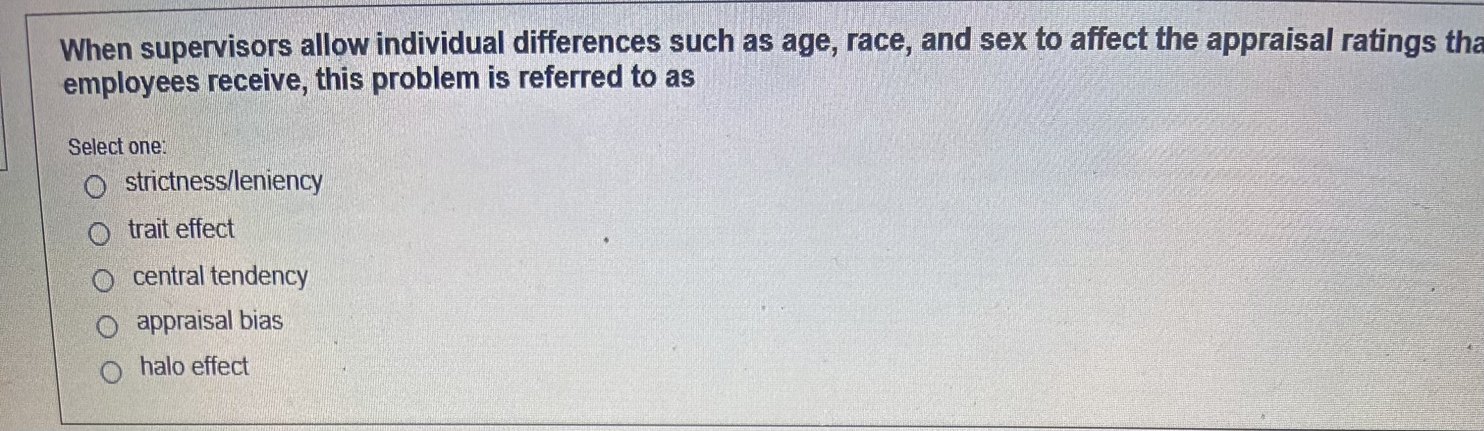  what is the best answer?When supervisors allow individual differences such as
