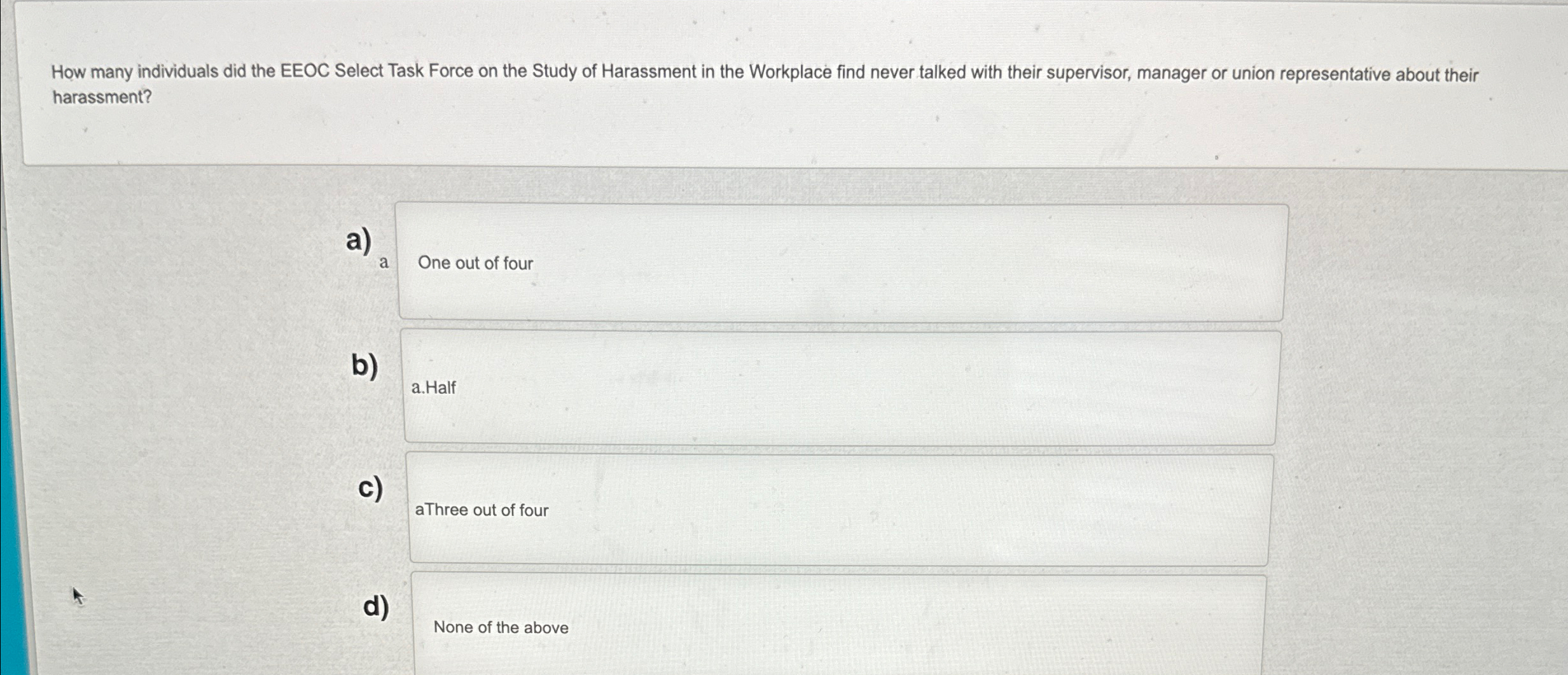  How many individuals did the EEOC Select Task Force on the