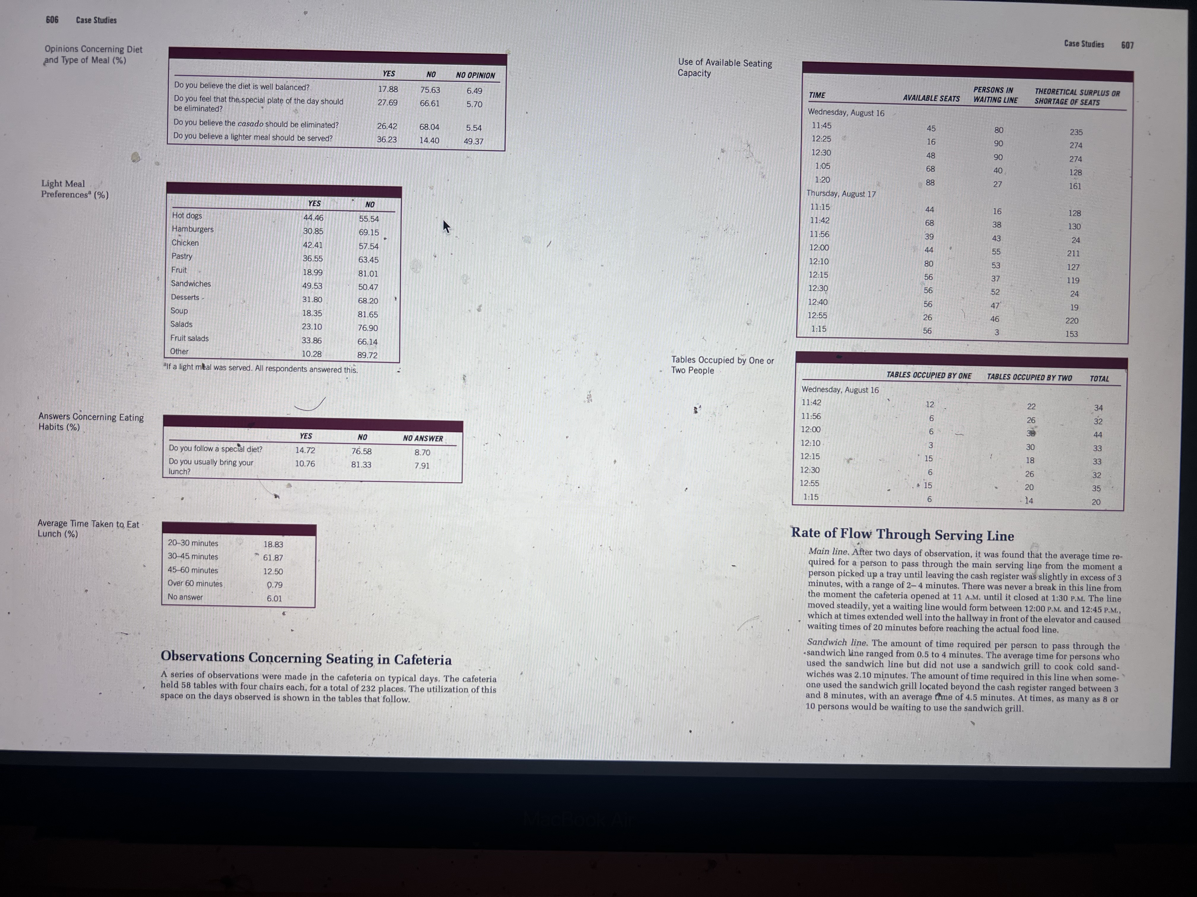  Case 2 Cafeteria I.C.E.The cafeteria for employees of I.C.E.(the national electric
