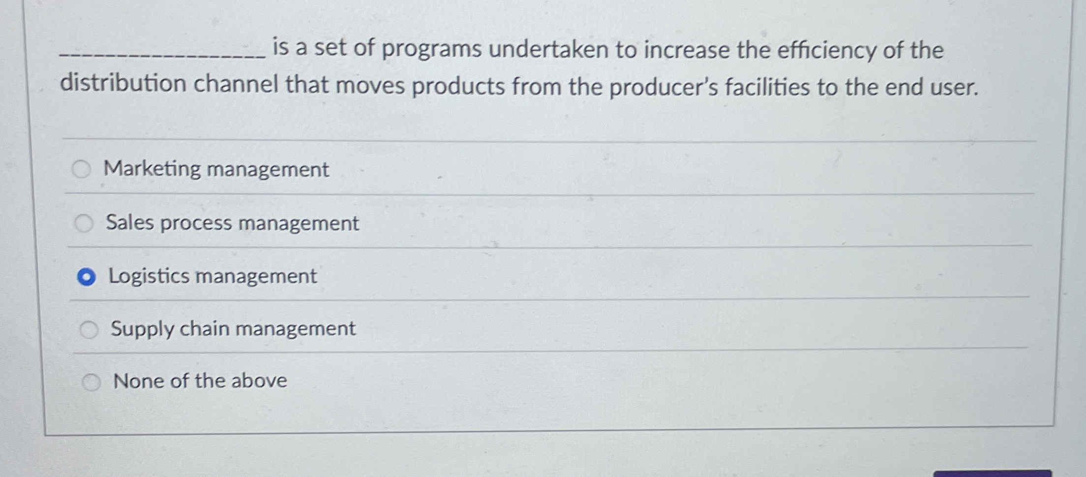  is a set of programs undertaken to increase the efficiency of