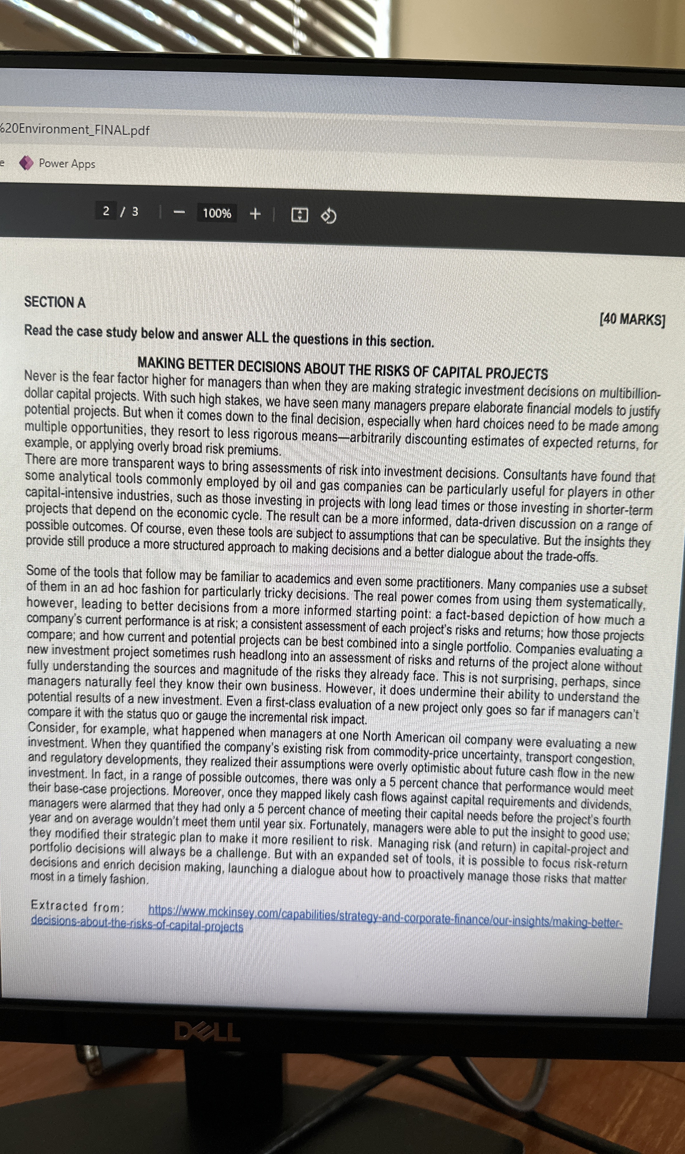  Considering the case study provided critically discuss the benefits associated with