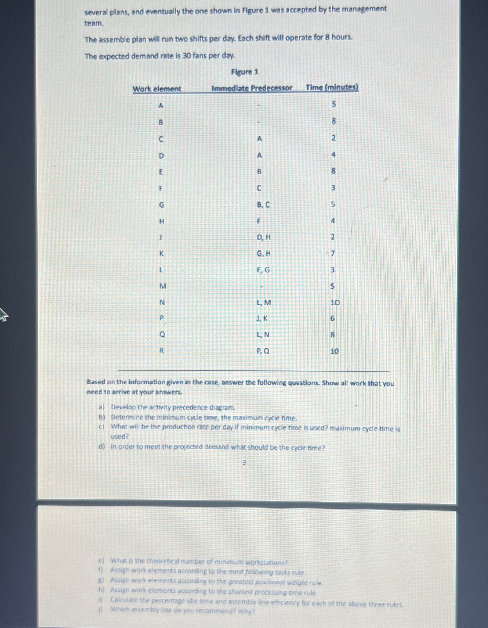  several plans, and eventually the one shown in Figure 1 was