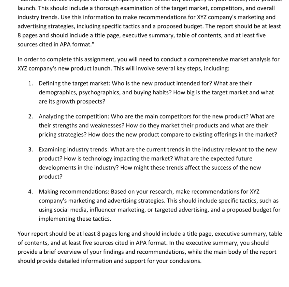  4:45 : LTE MARKETING ASSIGNMENT... FLEMING COLAGE TORONTO Executive Summary This