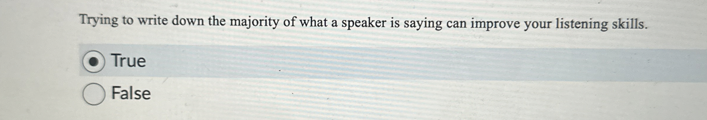  Trying to write down the majority of what a speaker is