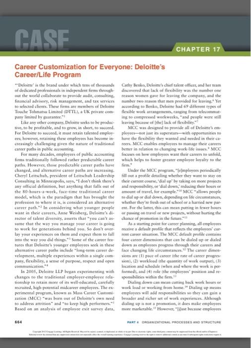  Read the case Provided a current event that relates to the