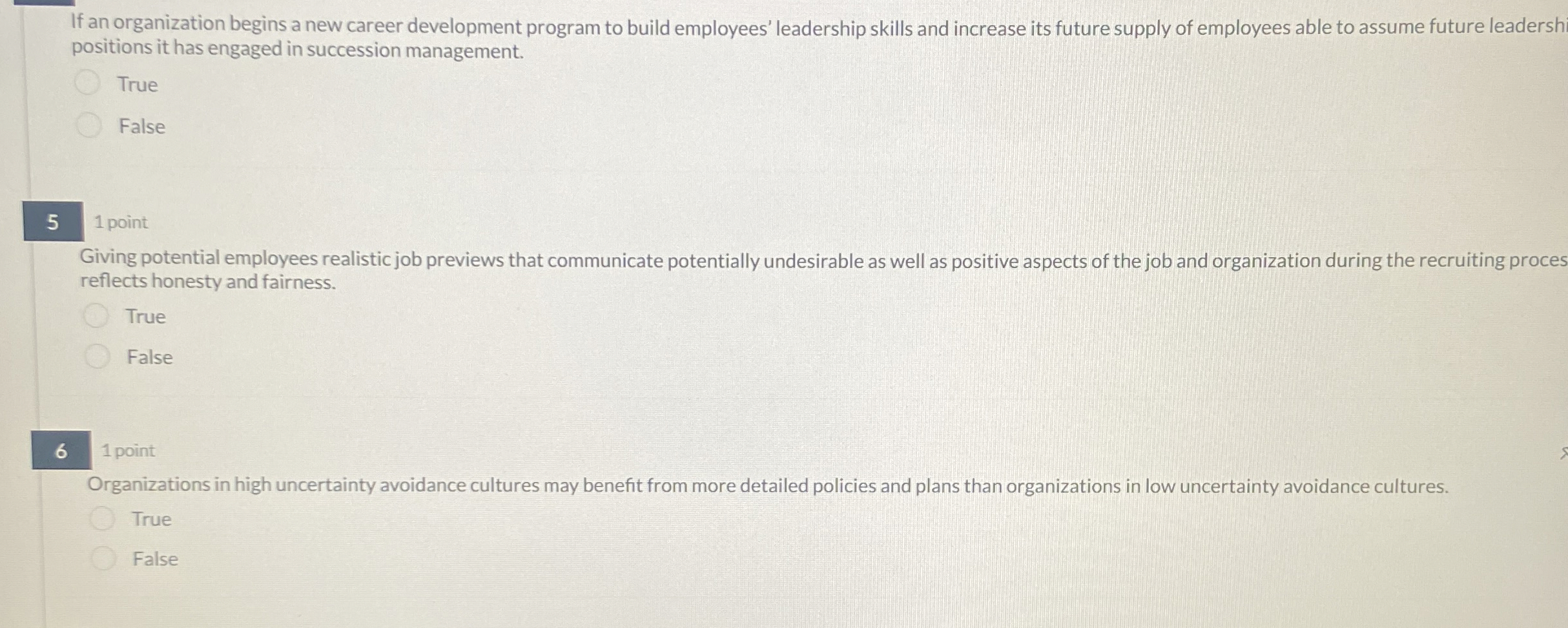  If an organization begins a new career development program to build