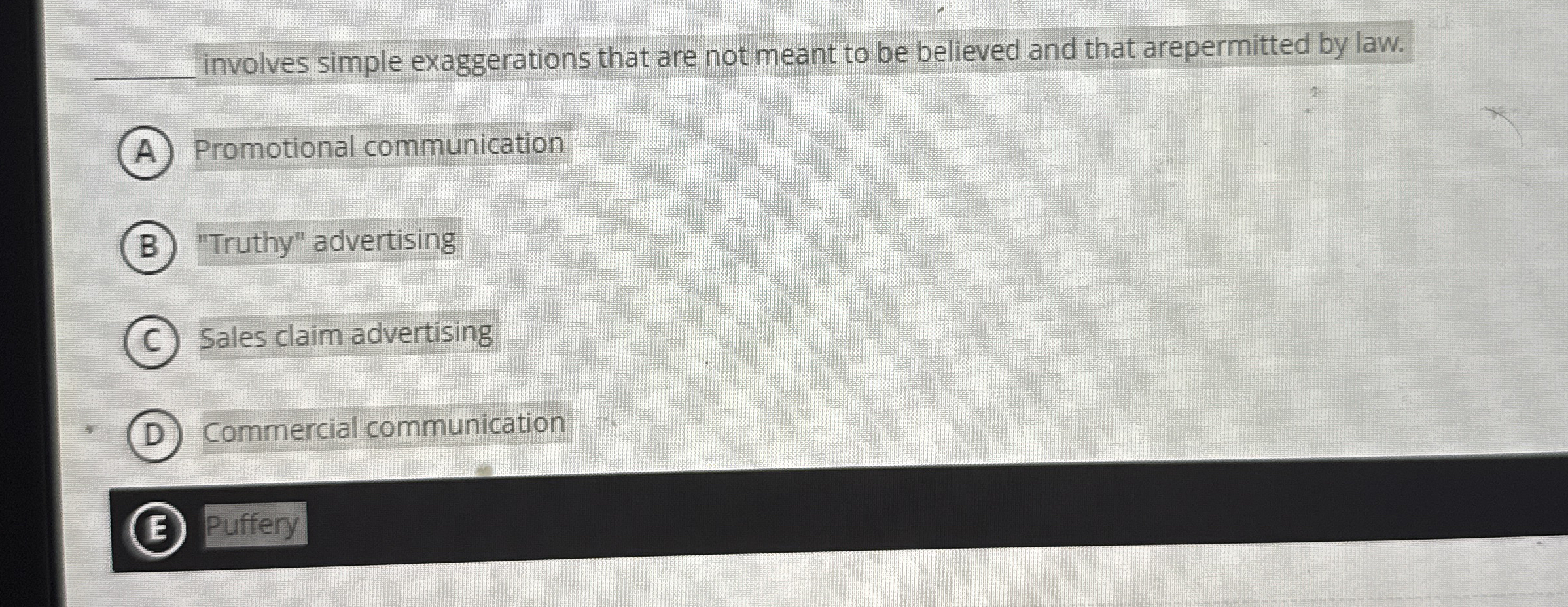  q, involves simple exaggerations that are not meant to be believed